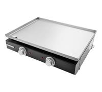 Plancha électrique RIVIERA ET BAR QPL1230 inox 2 brûleurs à poser, 55x40 cm