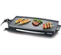 Plancha Électrique SEVERIN KG2397, Surface de Cuisson 32,5x59,5cm, Plaque Fonte Anti-Adhésive, 2200W