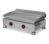 Plancha électrique Silvia IIG Inox - BRASERO - Plaque inox 67 x 34 cm - 2800 W - Jusqu'à 10 convives Argent G