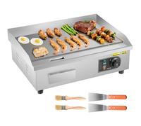 VEVOR Plancha électrique 3200 W – Plaque inox 535×300 mm, Température 50–300 °C
