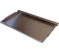 Plancha en acier inoxydable XXL – 74,7 x 43,1 x 4 cm – Compatible avec les barbecues à gaz de la série S, modèles 4 et 5 brûleurs – Idéale pour la viande, les légumes et plus encore – Inox et facile à