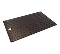 Char-Broil Plancha pour barbecue – Plaque en fonte réversible lisse/strié 43,5×26 cm – 4 brûleurs
