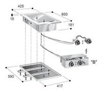 Plancha Encastrable Electrique Plaque Lisse 3,9 kW Combisteel 1 G
