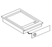 Plancha Encastrable Electrique Plaque Lisse 7,8 kW