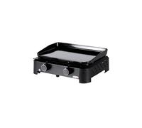 Somagic Barbecues Plancha au gaz HENDAYE 200 – 2 brûleurs – Noir