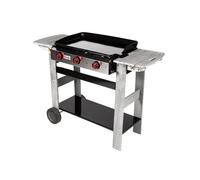 Somagic Barbecues Plancha à gaz San Sebastian 3 brûleurs 8 kW 61 x 38,5 cm