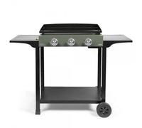 Plancha gaz - LIVOO - 7500w - Plaque acier émaillé - 62x34,5cm - DOC326