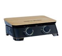Plancha gaz 4000w plaque fonte émaillé 58.2x47x20cm - Cook'in Garden - PG092 - dune 60