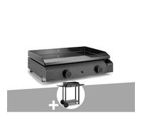 Plancha gaz Base 60 acier avec chariot - FORGE ADOUR
