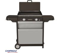 Plancha gaz CAMPINGAZ BLUE FLAME EXLD 2 brûleurs sur chariot, 60x40 cm
