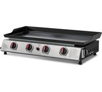 Plancha Gaz COOKING BOX CALI, 4 Feux, 9,6 kW, 82x45x22 cm, Surface de Cuisson Acier 77x35 cm