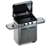Plancha gaz ENO Combo enosign 80 inox 3 brûleurs sur chariot, 69x40 cm