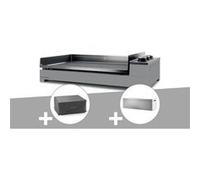 Plancha gaz premium 75 acier avec housse et couvercle pour plancha - forge adour