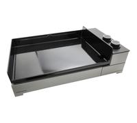 Forge Adour Plancha à gaz Premium 60 Acier 2 brûleurs Noir et Gris