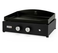 Plancha gaz LE MARQUIER Vintage Pure 260 noir 2 brûleurs à poser, 60x40 cm