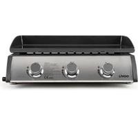 Plancha Gaz LIVOO, 3 Brûleurs, 61 x 38 cm, Acier Émaillé, 7.5 kW, DOC277