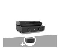 Plancha gaz origin 60 acier châssis inox + housse - forge adour