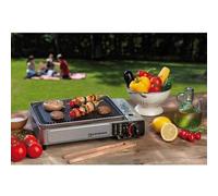 Plancha gaz portable - KEMPER - plaque anti adhésive - 2300W - valise de transport