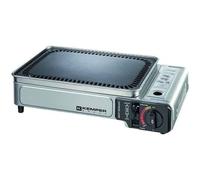 Gebr. Kemper Plancha gaz portable 676426 - 2300W - plaque anti-adhésive - valise de transport