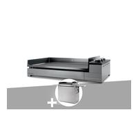 Plancha gaz premium 75 inox avec chariot - forge adour