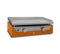 Plancha Gaz RAINBOW ORANGE Inox chrome dur