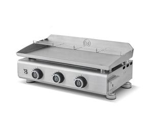 Plancha gaz Silvia EVO Inox 3 feux - BRASERO BY FAVEX - 7,95 kW - Plaque inox - Surface 67 x 34 cm - LONGTIME®
