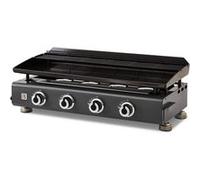 Brasero Plancha Silvia II G – 4 feux Gun Metal, 84×34 cm, acier émaillé, 10 kW