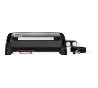 Plancha à gaz - Weber - 56 cm - 4,68kW - Acier émaillé - 2 brûleurs en acier inoxydable - Allumage piézo-électrique - Noir