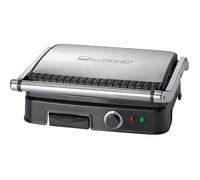 Clatronic Plancha Gril et Panini KG 3487 – 2000 W – Thermostat réglable – Noir/Argent G