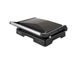 Plancha Grill Black & Decker 1000W 2 Plaques Antiadherentes 180º
