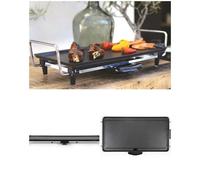 Plancha Grill électrique XXL Design Pro 43cm x 22.5 cm - Anti adhésive - 2000W Plaque de cuisson Teppan Yaki