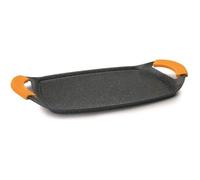 Plancha - IBILI - BASIC STONE - 47x28,5 cm - Fonte d'aluminium - Antiadhésif façon pierre