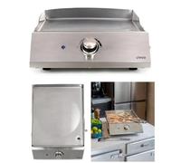 Plancha INOX grill électrique Professionnelle 2800W Grande surface de cuisson antiadhésive thermostat ajustable