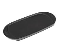 Weber Plancha pour barbecue 6465, céramique antiadhésive, petit 40 x 22 cm, gaz & charbon, noir
