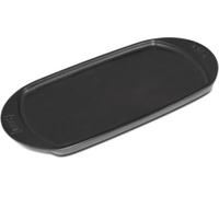 Weber Plancha pour barbecue 6465, céramique antiadhésive, petit 40 x 22 cm, gaz & charbon, noir