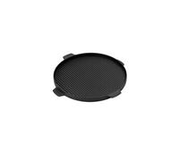 Plancha ronde reversible en fonte pour Big Green Egg Small, MiniMax & Médium