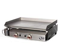 Plancha Tonio/Bento 6 à 12 personnes - Gaz butane propane - Plaque de cuisson et Caisson Inox - Système de sécurité thermocouple - Allumage piezzo mécanique - Fabrication 100% France