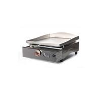 Plancha Tonio - Plancha LAGOA 2 à 6 personnes - Gaz butane propane - Plaque de cuisson inox - Caisson Tout Inox - 2600 W - Allumage Piezzo Mécanique - Fabrication 100 % Française