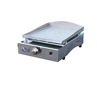 Plancha Tonio - Plancha LAGOA 2 à 6 personnes - Gaz butane propane - Plaque de cuisson inox - Caisson Tout Inox - 2600 W - Allumage Piezzo Mécanique - Fabrication 100 % Française