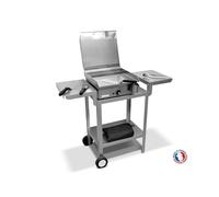 Pack plancha électrique NEO E420 + Chariot + accessoires - inox G