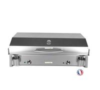Plancha électrique ANTHEA E870 + Couvercle + 2 ustensiles inox G