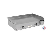 PLANCHAELEC - Plancha Electrique NEO E650-2400W - Plaque De Cuisson - Inox - Thermostat Réglable - 10 Personnes - Made In France - L65 X P43 X H18 cm