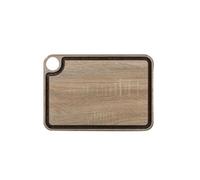 Arcos Planche à Découper Antidérapante Cuisine - Résistante au Lave-Vaisselle, Fibre de Cellulose et Résine, 33x23 cm, 7 mm Épaisseur, Écologique et Durable, Marron