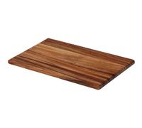 Planche à découper 26 x 16,5 cm, brun, bois, Continenta