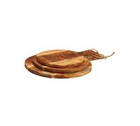 Planche à découper 3 pcs cm bois d acacia massif Brun G