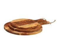 Planche à découper 3 pcs cm bois d acacia massif Brun G
