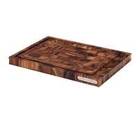 Planche à découper 36,5 x 25 cm, brun, bois d'acacia, Continenta