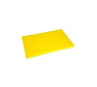 Planche à découper 450 x 350 x 20 mm jaune basse densité Hygiplas