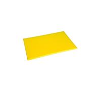 Planche à découper 600 x 450 x 12 mm jaune haute densité - Hygiplas