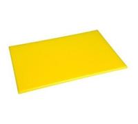 Planche à découper 600 x 450 x 12 mm jaune haute densité - Hygiplas